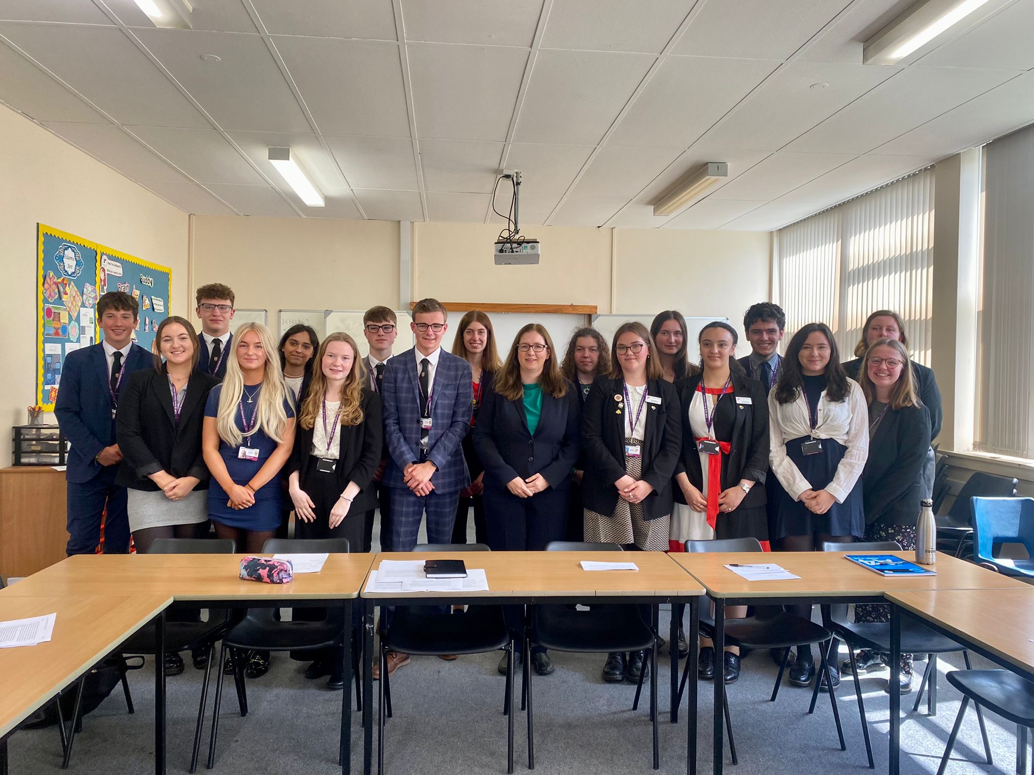 Speaking with Sleaford Schools Senior Prefect Teams | Dr Caroline ...