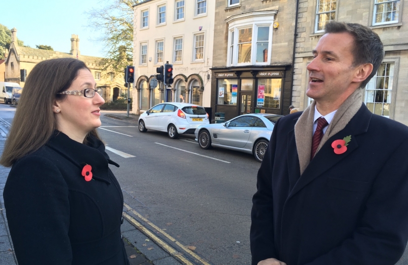 Caroline and Jeremy Hunt