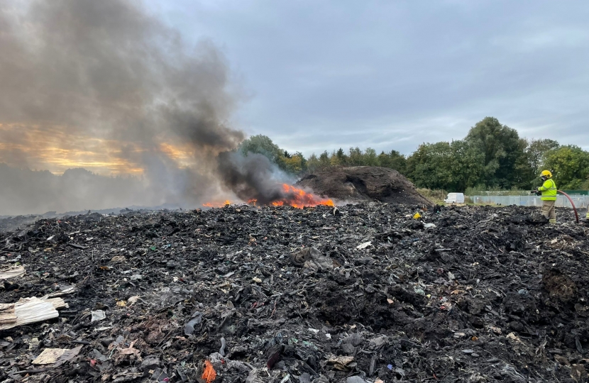 Fen Lane Waste Fire