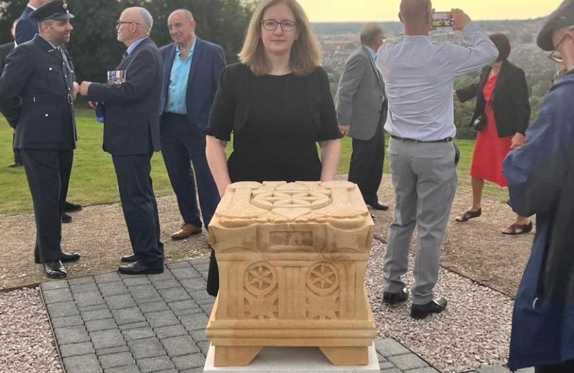 With the Memorial Stone