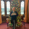 Sir Lindsay Hoyle with Winning Christmas Card