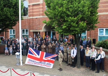 Armed Forces Day Flag Raising