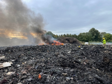 Fen Lane Waste Fire