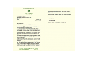 DEFRA Letter