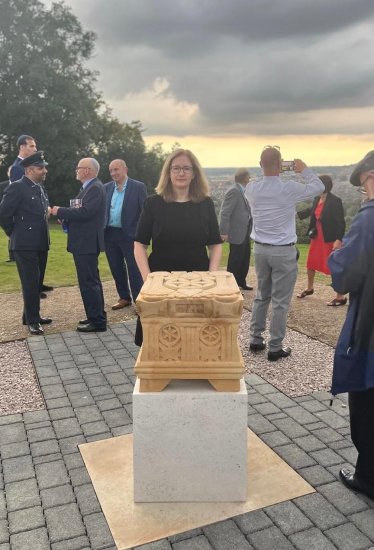 With the Memorial Stone