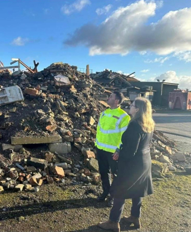 Visiting Lincolnshire Fire and Rescue's Training Site in Waddington