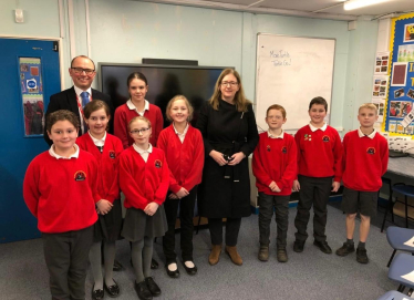 Visiting St Andrew's C of E Primary School in Leasingham